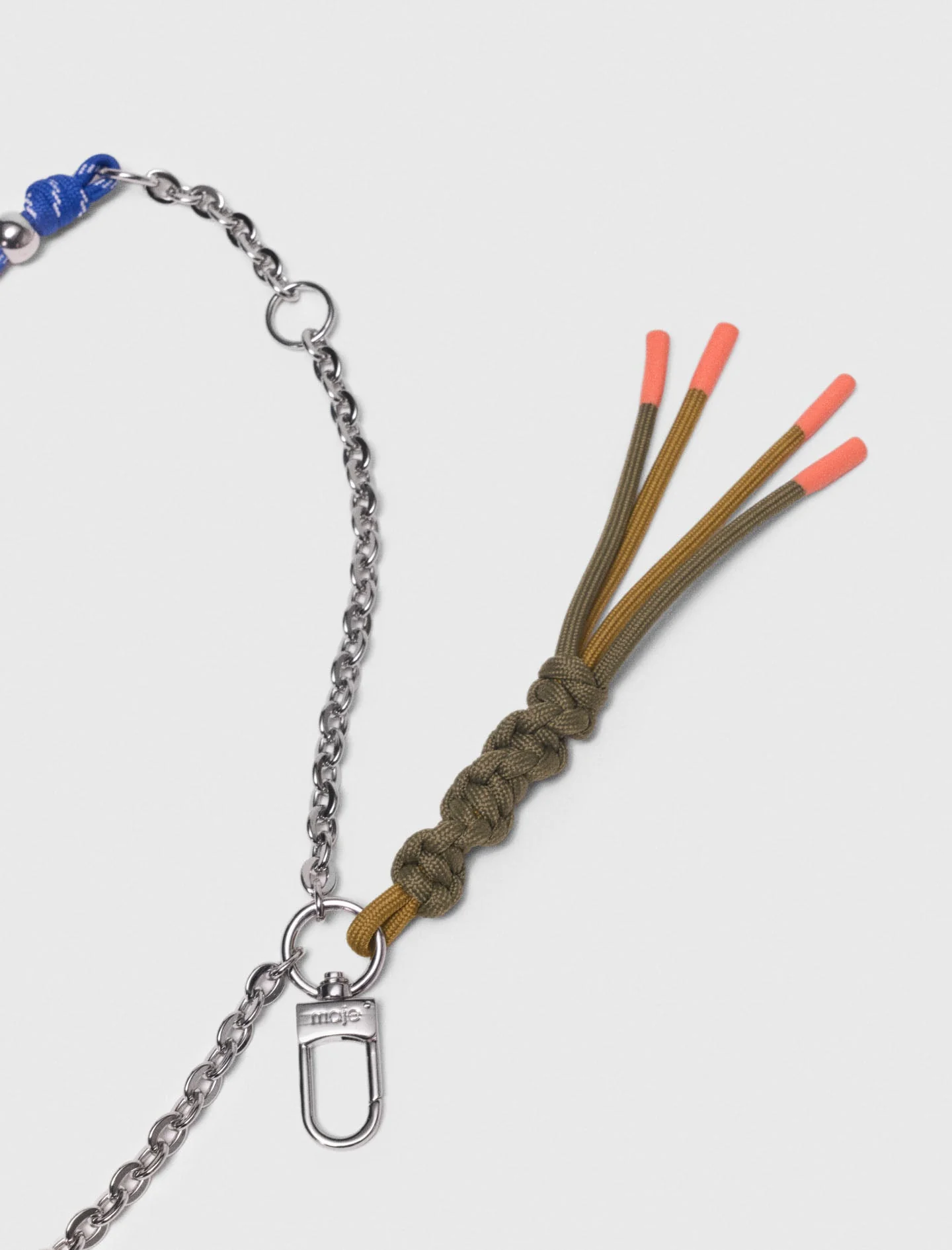 Chain & Cord Mix Bag Charms Multi-Coloured - Image 7