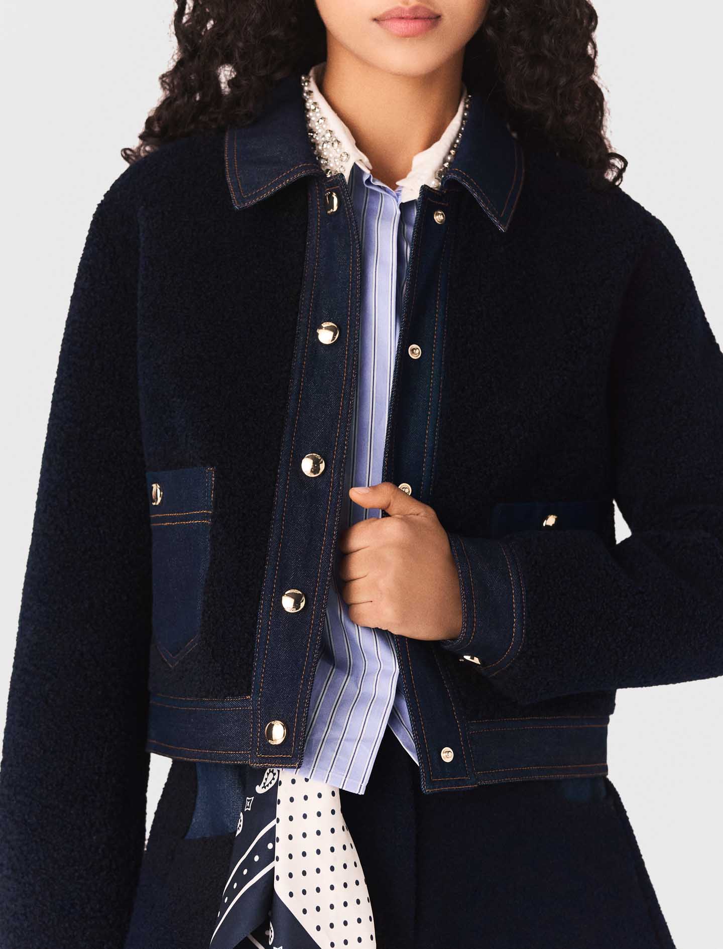 Denim-detail jacket - Image 6
