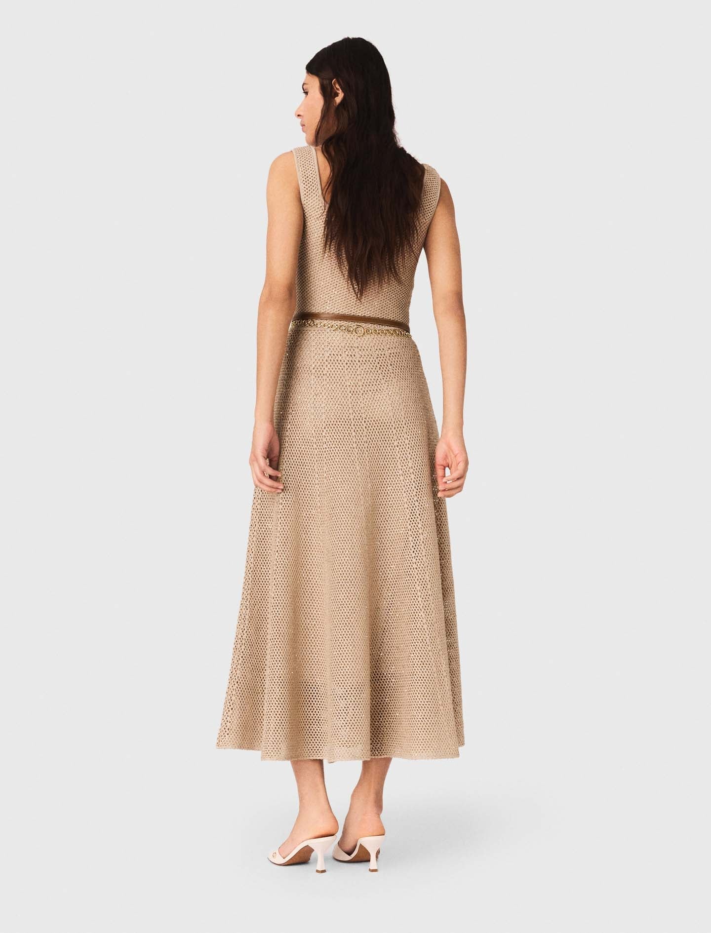 Rhinestone knit maxi dress - Image 3
